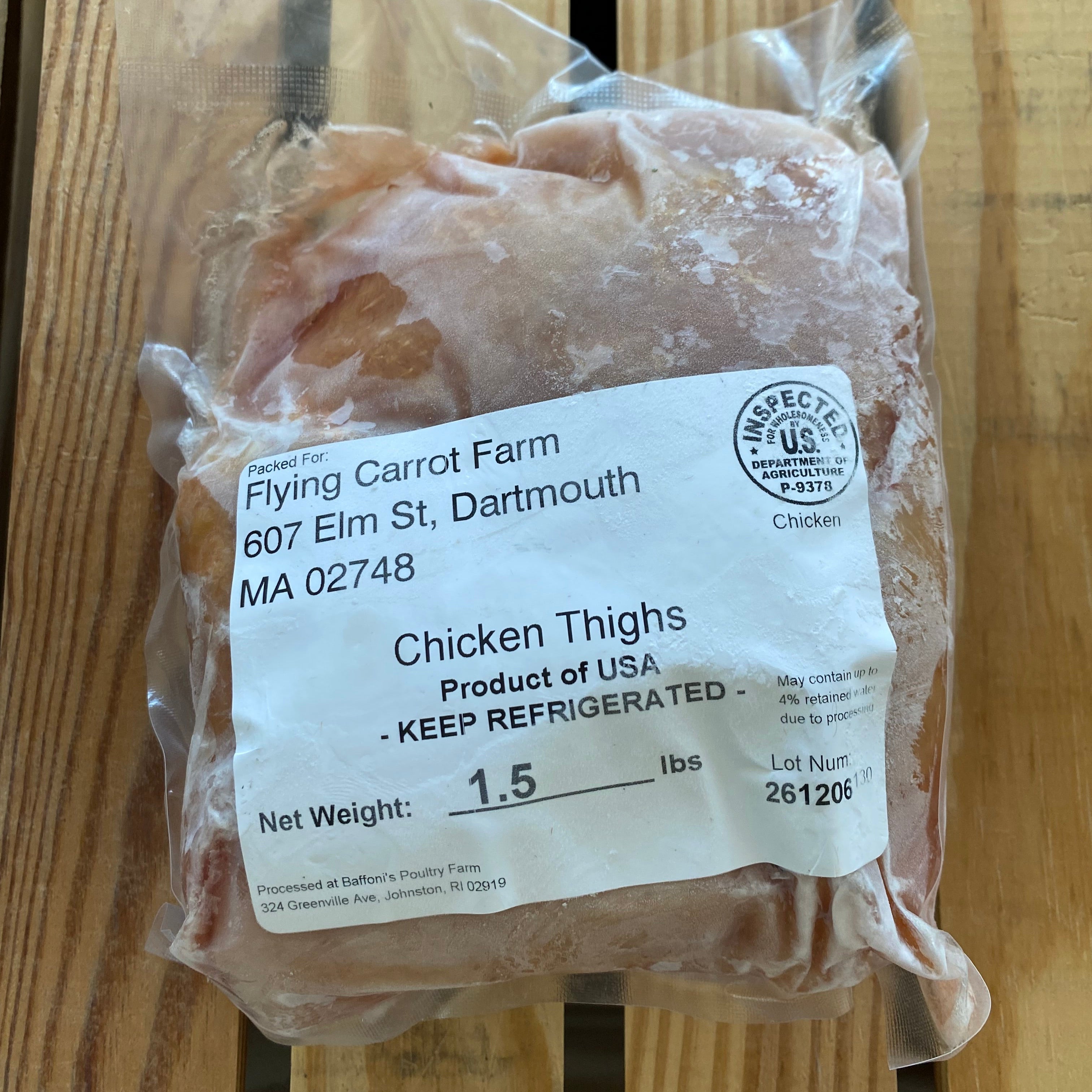 Chicken, Bone In Thighs