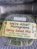 Micro Greens, Spicy Salad Mix