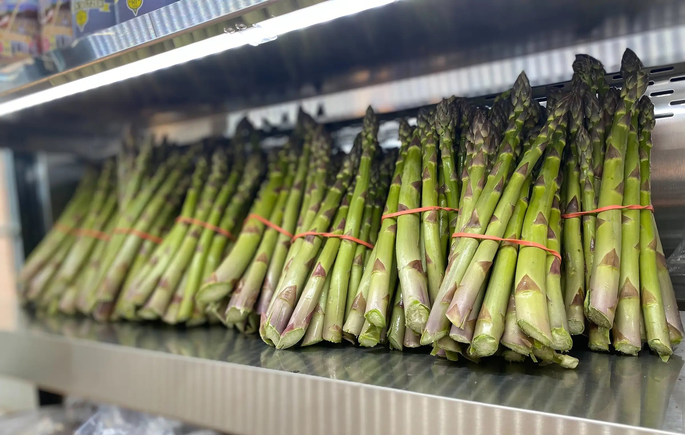fresh asparagus bundles from Coastal Foodshed