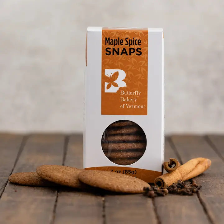 Maple Spice Snaps -Butterfly Bakery