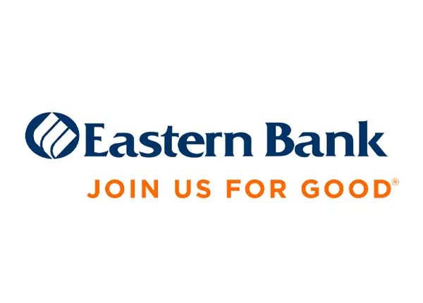 Eastern Bank logo with tagline 'Join Us for Good' on a white background