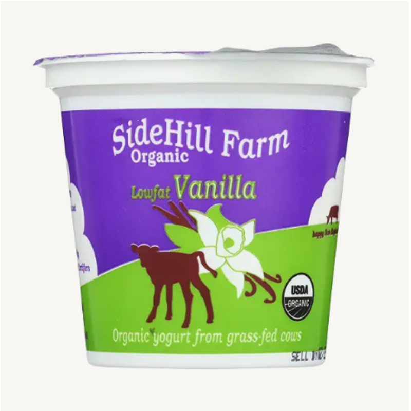 Yogurt, Vanilla, Low fat