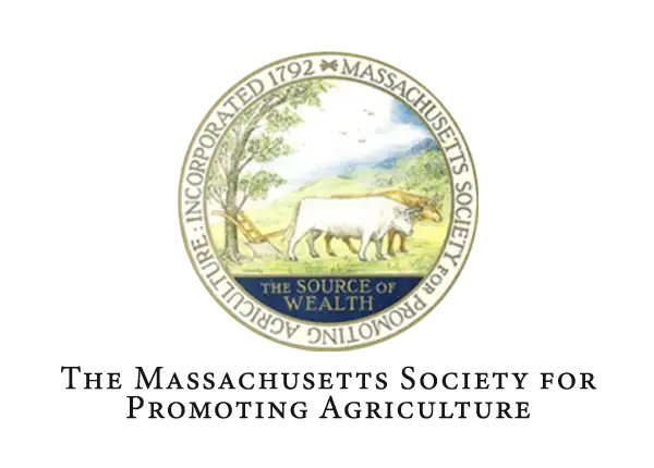 Logo of The Massachusetts Society for Promoting Agriculture on a white background